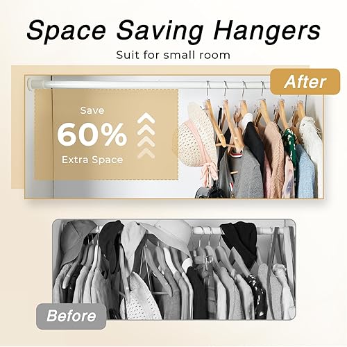 Miniatura 2 de HOUSE DAY Organizadores y almacenamiento de armario, artículos esenciales para dormitorio universitario - Paquete de 60 ganchos conectores