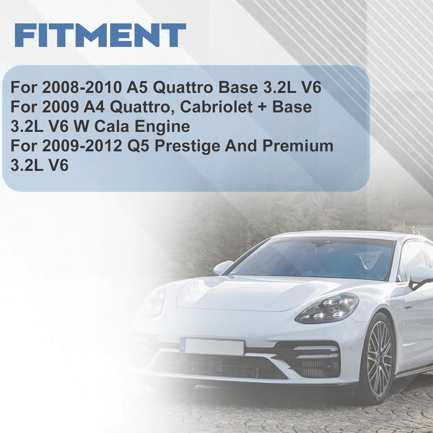 1set Cooling System Kit Engine Coolant Thermostat Kit 06E121018B 06E121111M 06E121168B for A5 A4 Quattro Cabriolet Q5