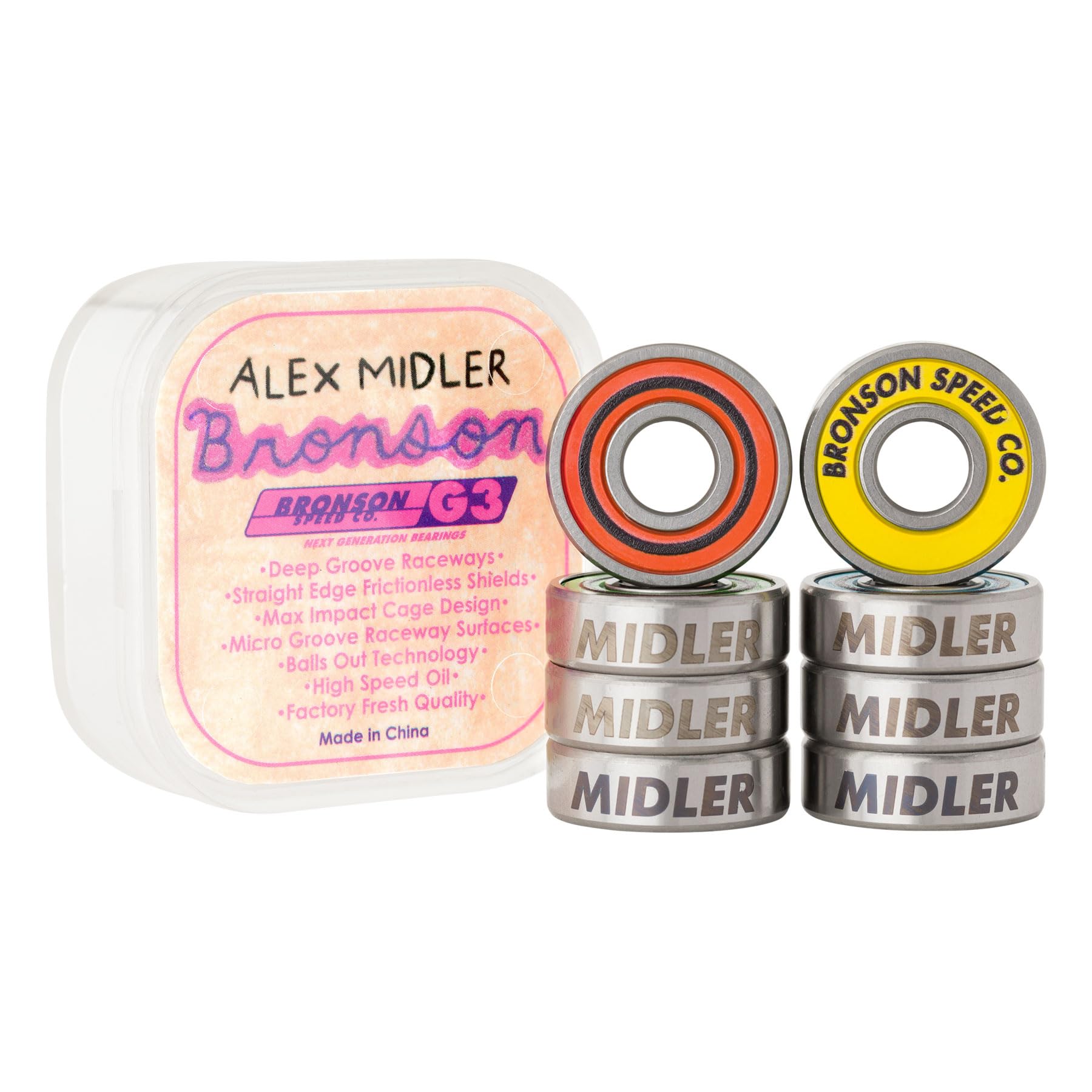 Bronson Alex Midler Pro G3 Roulements