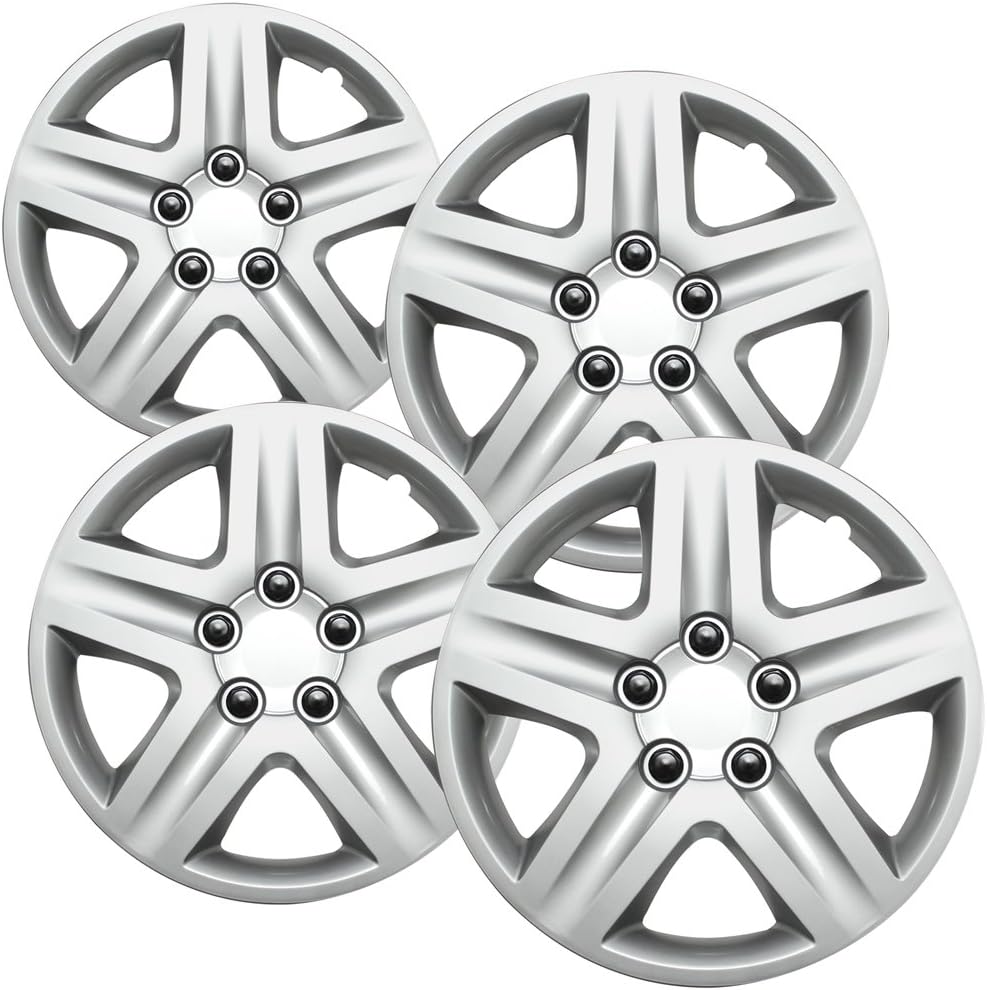 Hub-caps for 06-11 Chevrolet Impala (Pack of 4) Wheel Covers 16" inch Snap On Silver