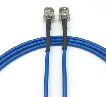 AV-Cables 3G/6G HD SDI Mini RG59 BNC Cable - Belden 1855a 1.5ft, Blue