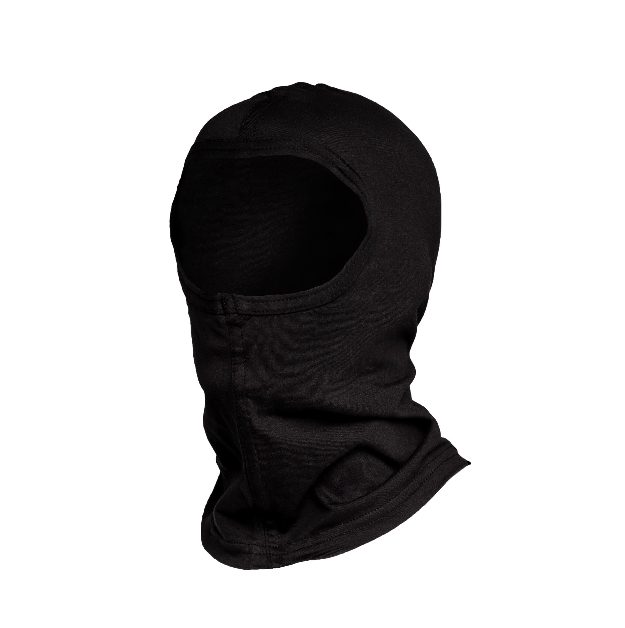 RODOPI HIGHSIDER-Pilot Sturmhaube aus Baumwolle Sturmmaske schwarz Balaclava für Herren und Damen Sturmmütze für Arbeit Ski Fahrrad Snowboard Einheitsgröße