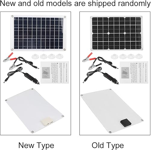Miniatura 8 de 50W Folding Solar Panel, Monocrystalline Battery Dual USB Charger Solar Trickle Charger, Waterproof Design Portable Solar Battery Charger for Car