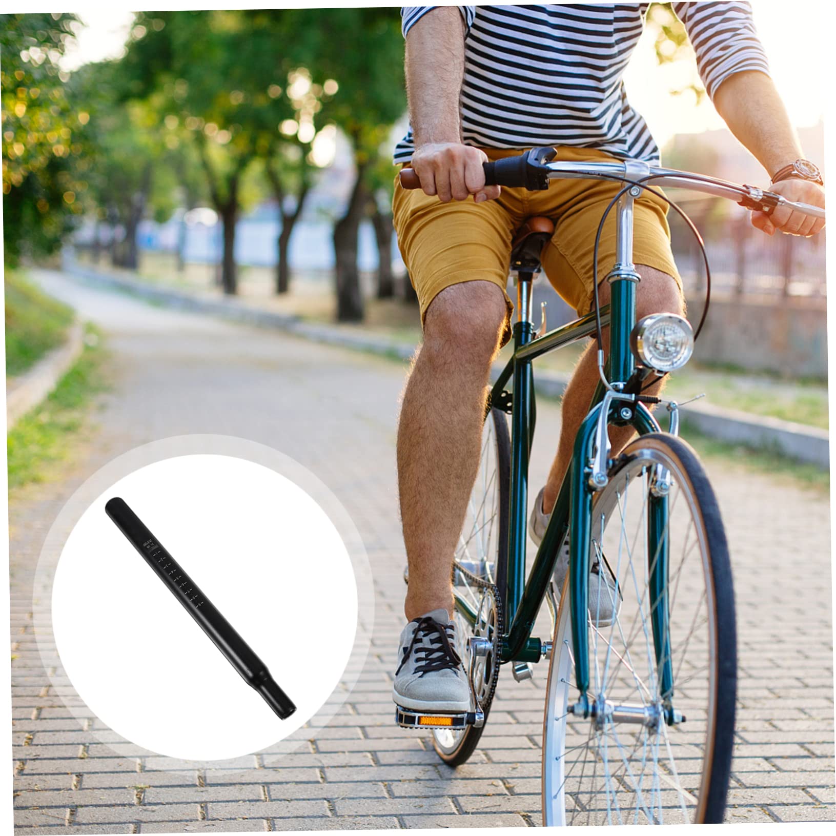 NULYLU 1 PC Alloy Bicycle Seatpost Adapter Compatible with Mountain Road Bikes for Optimal Comfort Durable Replacement Seat Tube for Cycling Enthusiasts