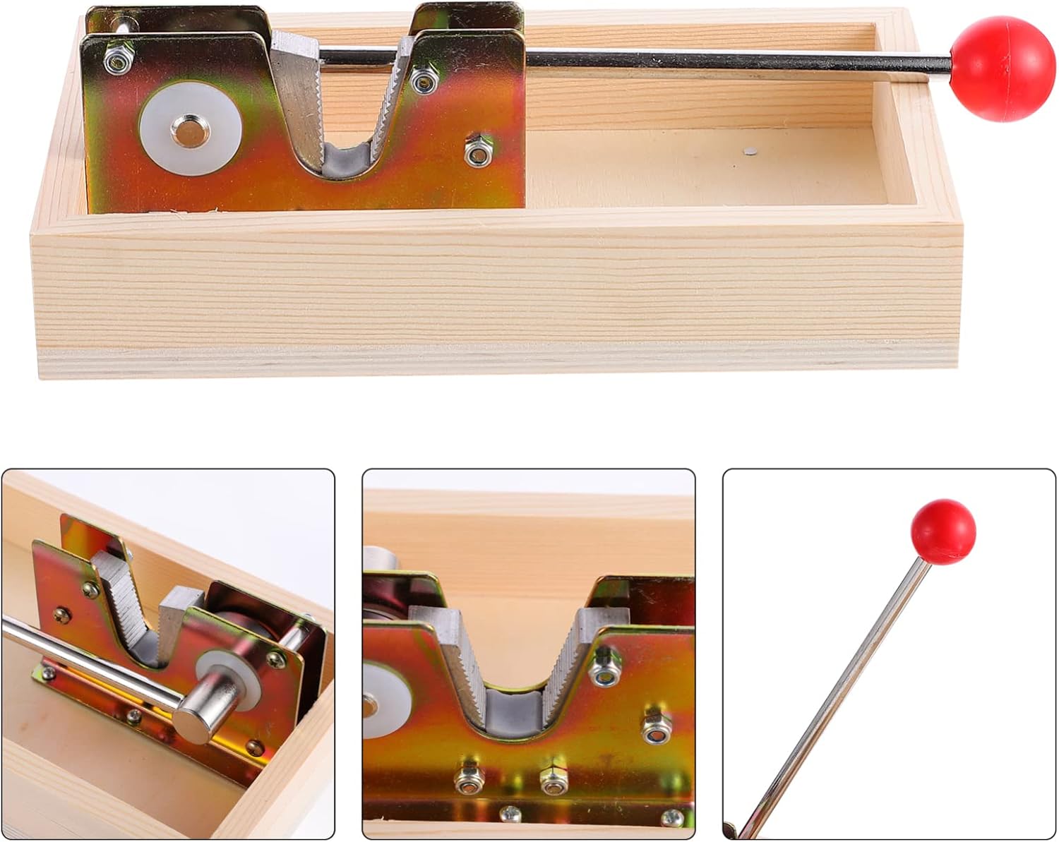 1pc Heavy Duty Nut Cracker Tool Multi-function Walnut Opener for Chestnuts Macadamia and Hazelnuts Design Comfortable to Hold Handle