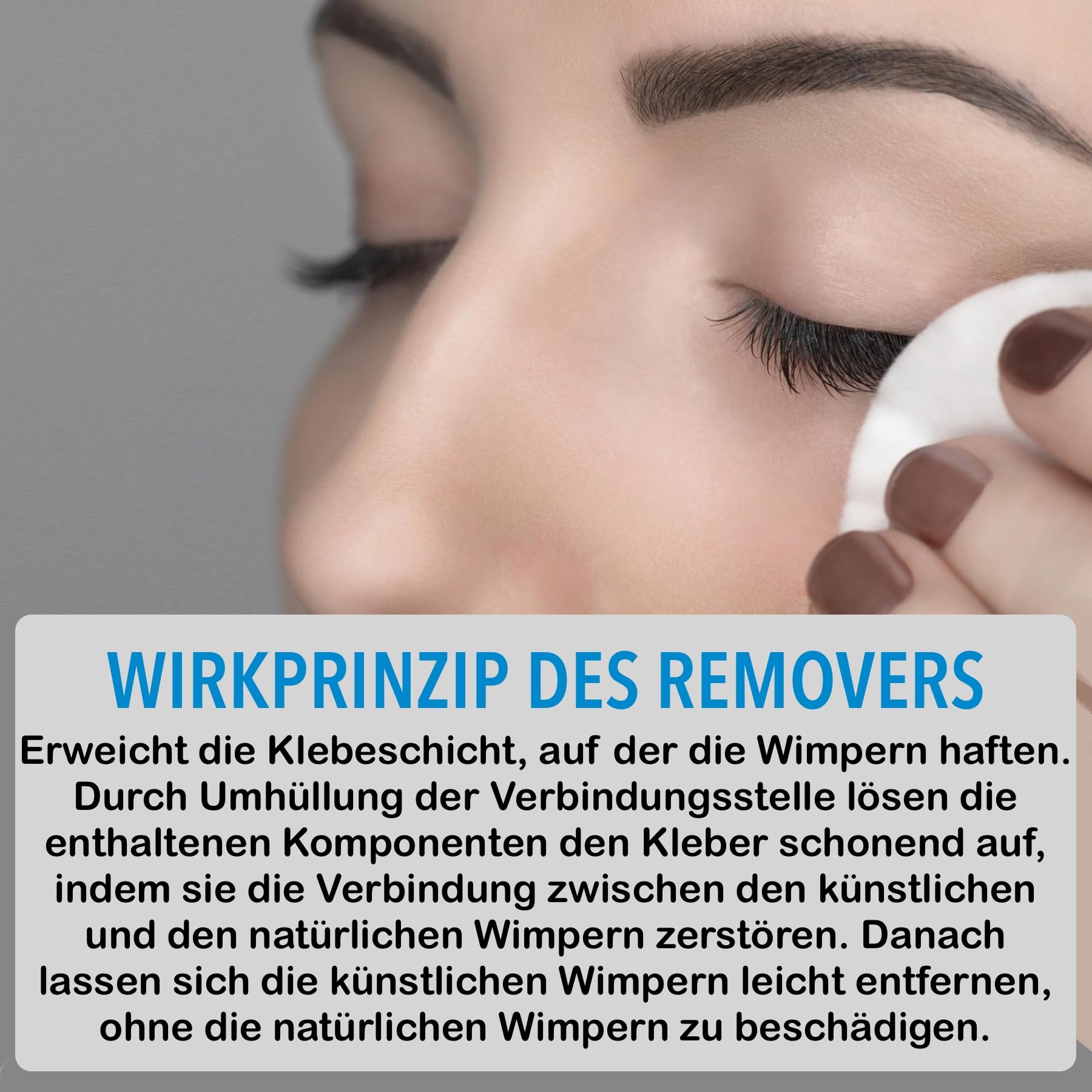 Gel Remover Ciglia | Remover Estensione Ciglia | Estensione Ciglia | LOVELY (15ml), Profumo:Inodore