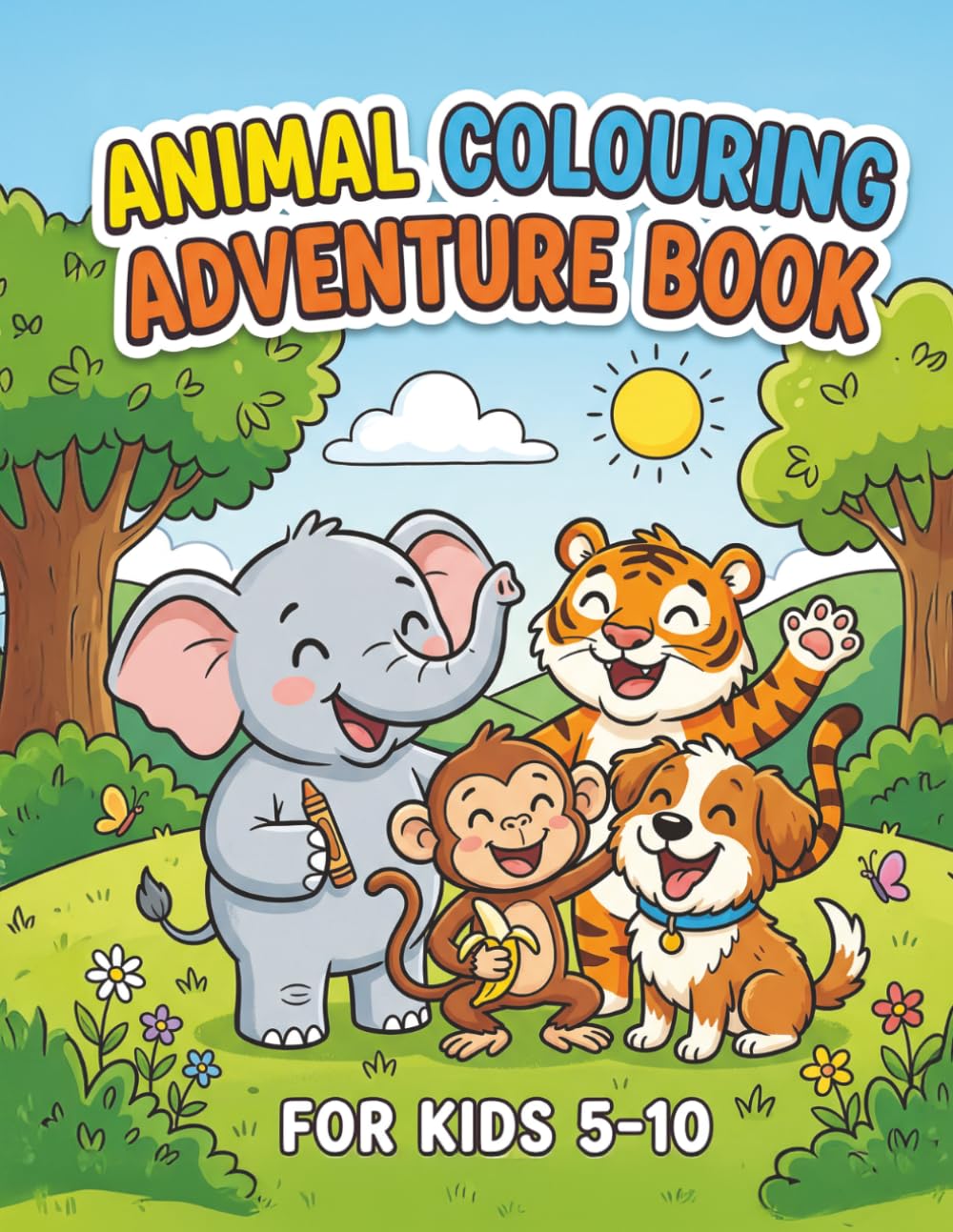 Animal Colouring Adventure Book