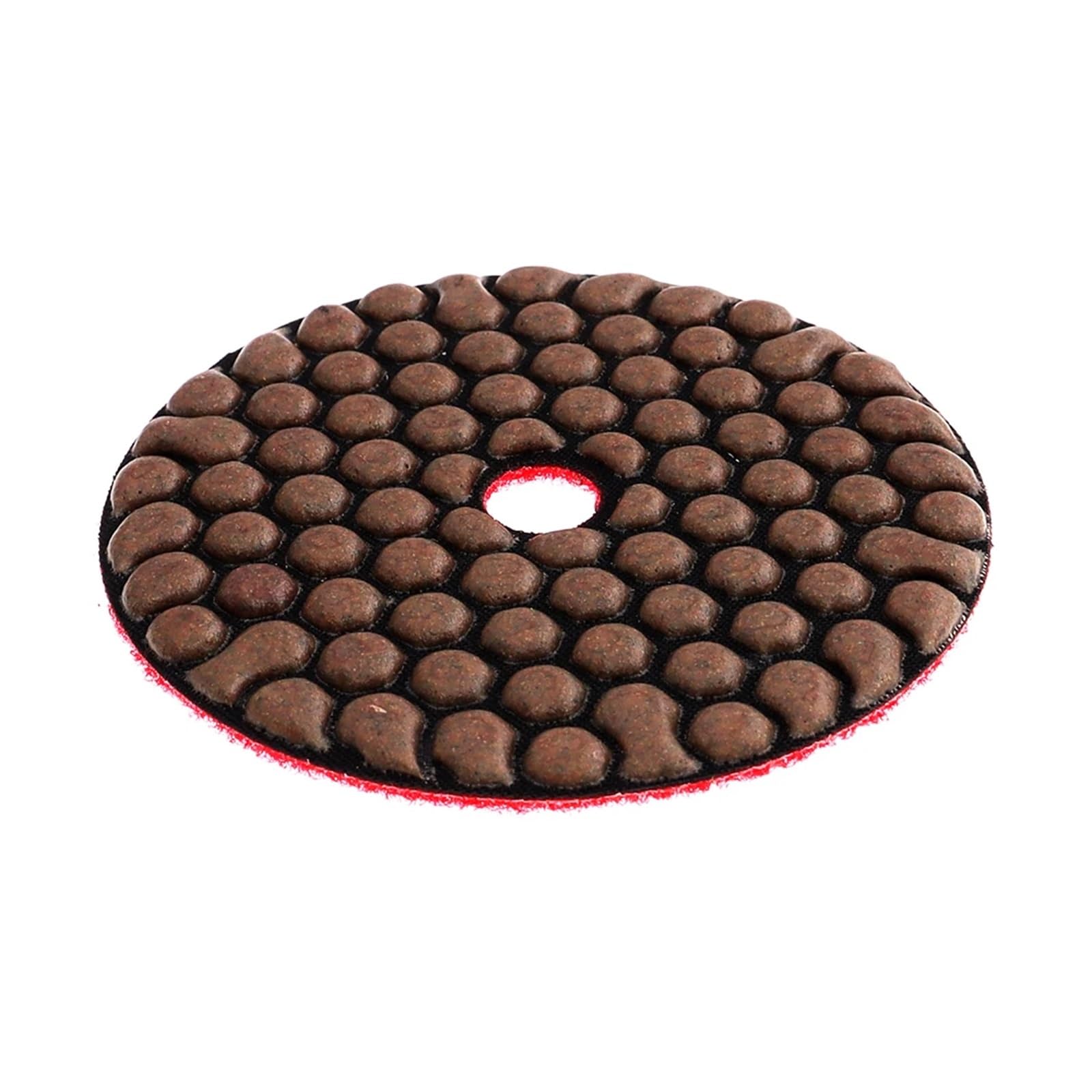 Lot de 7 disques de polissage à sec de 100 mm (4 pouces) for le ponçage flexible des sols en granit, marbre et béton.(MIX 7 GRITS)