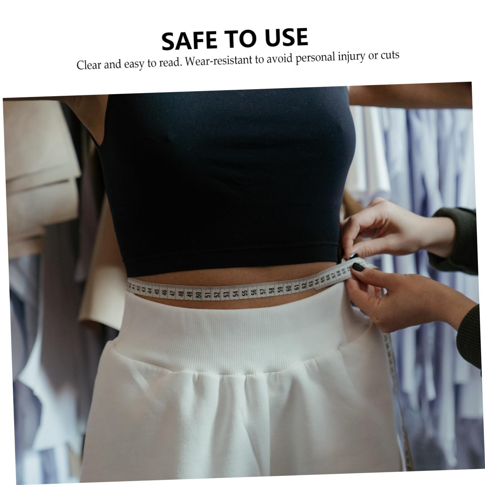 Gadpiparty Cinta De Retráctil Para Costura Y Manualidades De Herramienta Práctica Para Medición Ropa Y Sastrería 2 Piezas X 5
