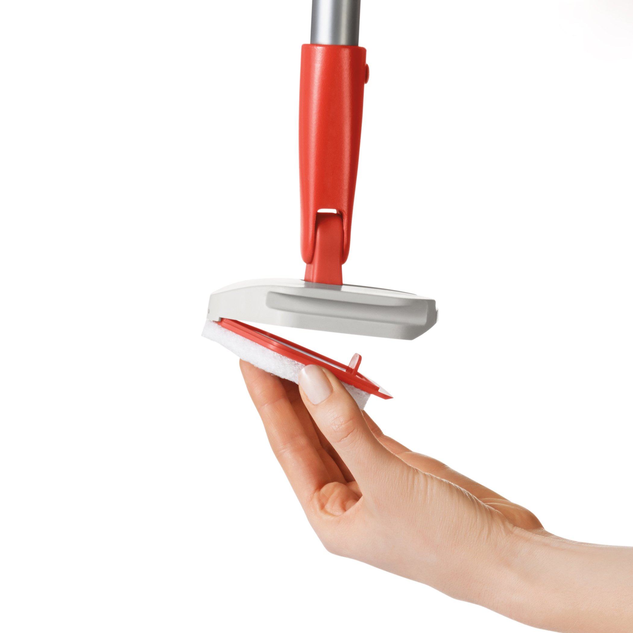 OXO Good Grips - Recambio de Almohadilla de Microfibra para Plumero de Piso, plástico, Naranja, Talla única