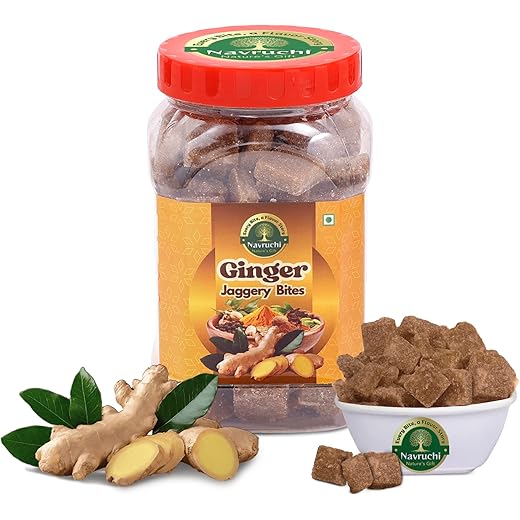NAVRUCHI Natural Ginger Jaggery Cube Previously Damayanti