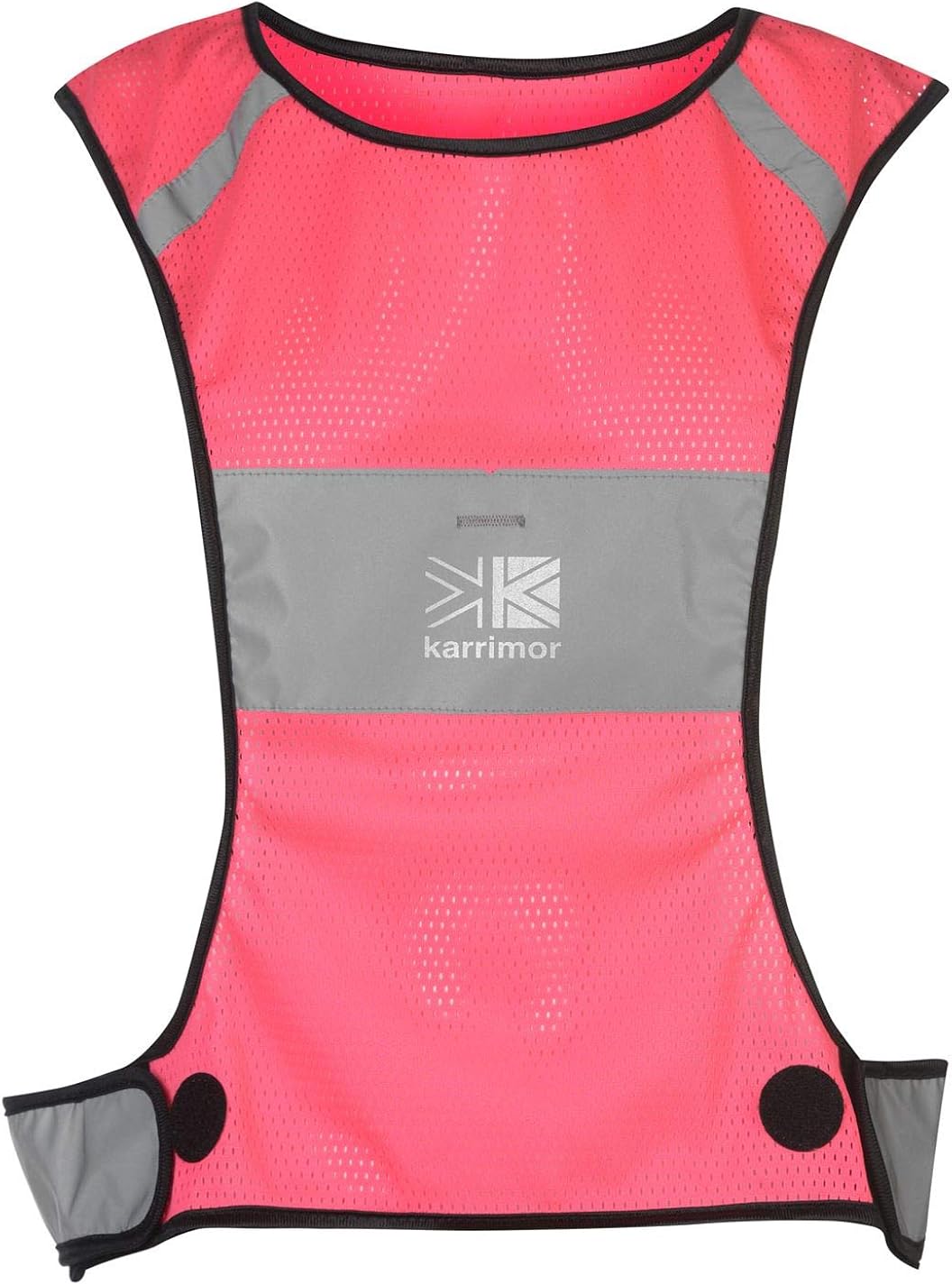Karrimor Unisex Run Vest Reflective Breathable Mesh Pink One Size