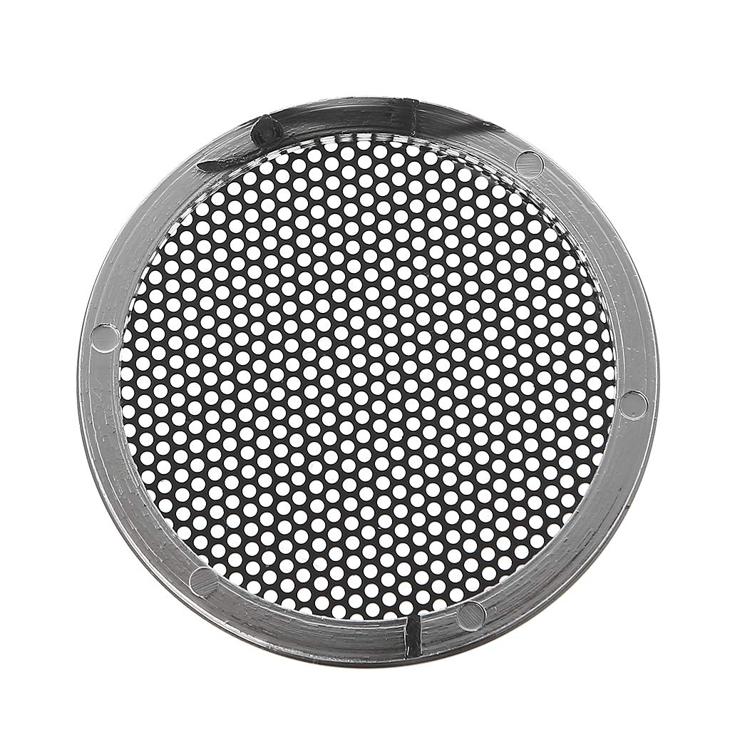 MLWSKERTY Elegant & Compact Appearance Mesh Round Car Subwoofer Covers Stable Mesh Long for Time to Use