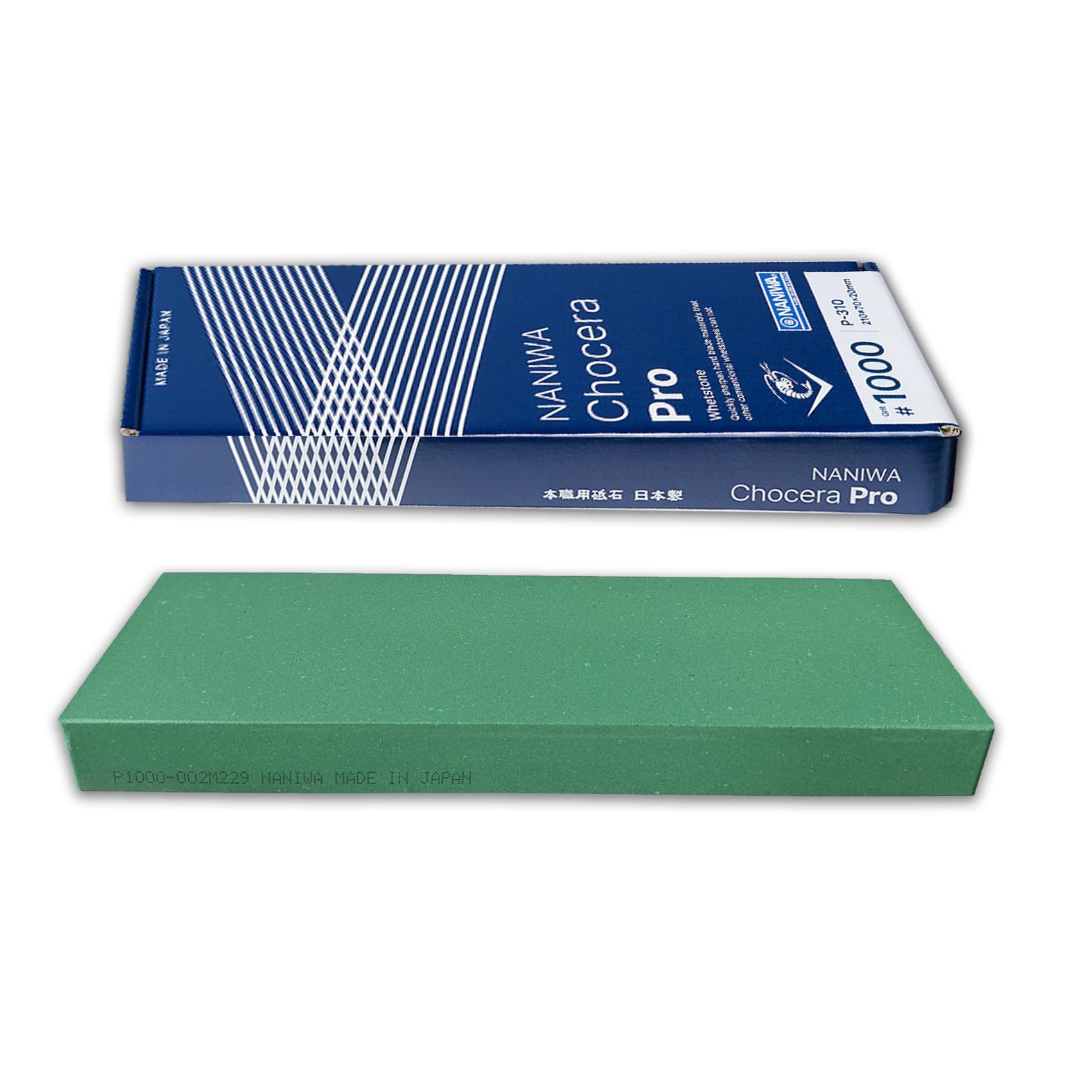 Sanelli Ambrogio, Naniwa Professional Stone, Pietra Affilacoltelli Professionale, Grana Media #1000, Ideale per l'Affilatura di Coltelli Normali, Splash&Go, Made in Japan