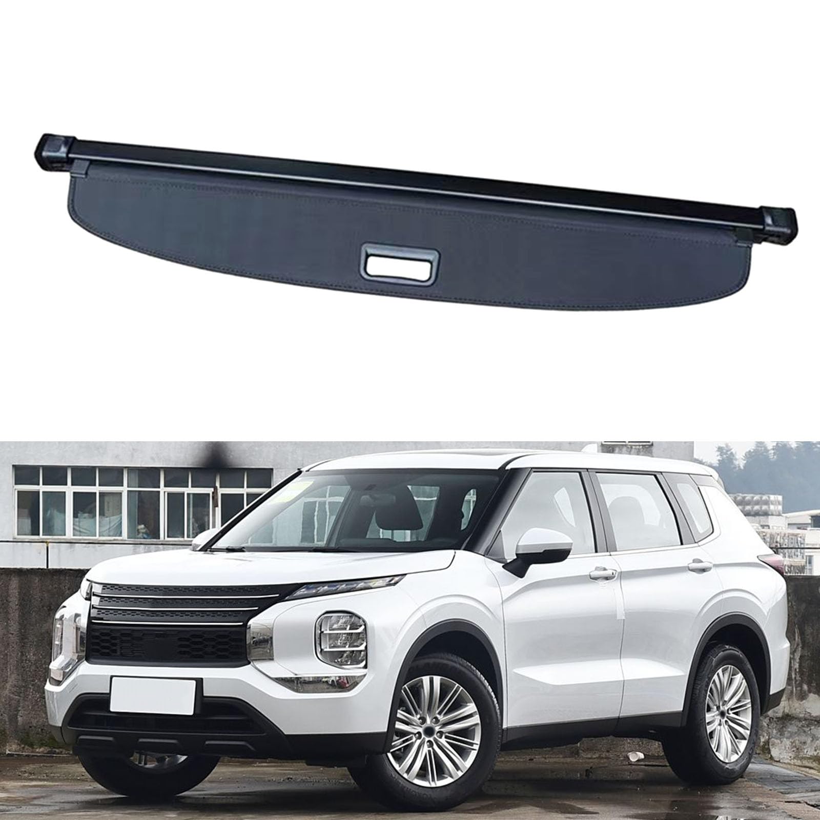 SXLGDW Car Retractable Rear Trunk Parcel Shelf,Compatible with Mitsubishi Outlander 2023-2026,Car parts