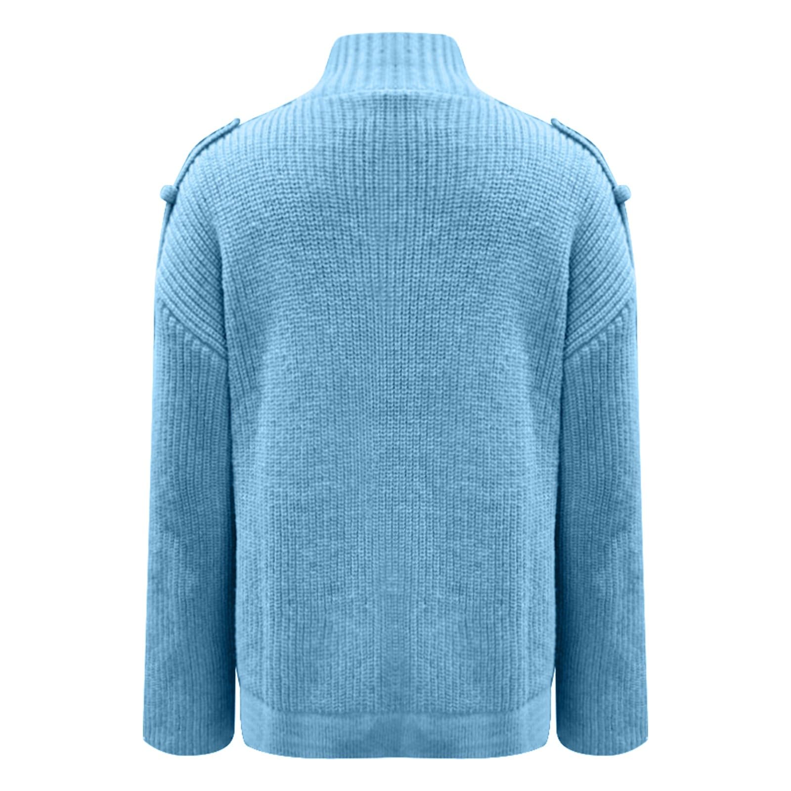 Generisch Cárdigan casual de manga larga para mujer, ropa de abrigo suave y transpirable, cárdigan fino y ligero, cárdigan de punto fino casual grueso, cálido, abrigo de punto suave