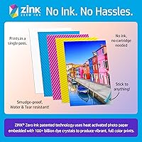 Vista 5 de HP Sprocket Impresora fotográfica instantánea portátil 2x3