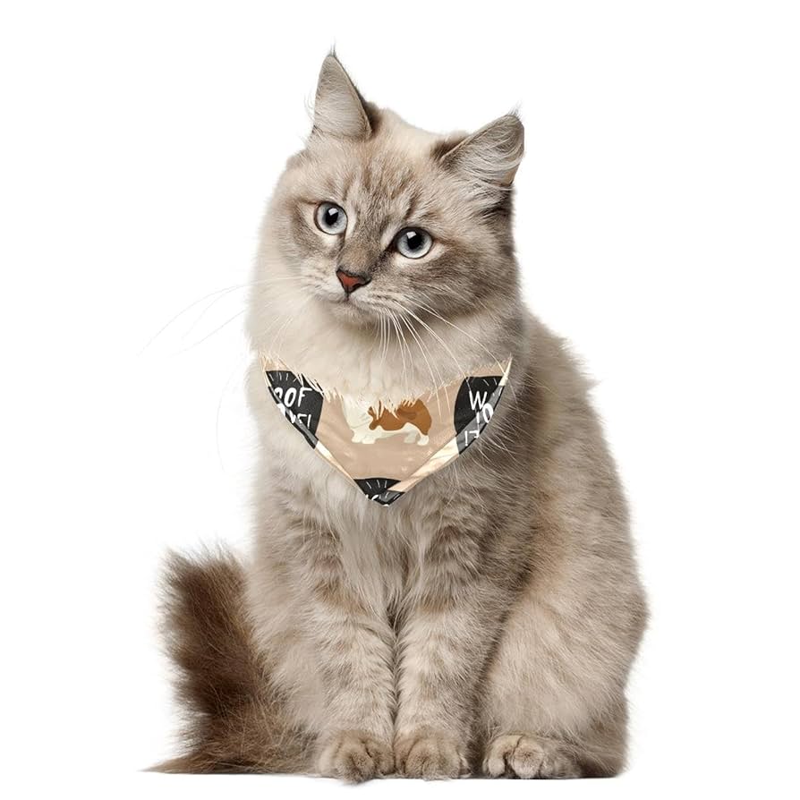 Amazon | 犬のバンダナ、2パックのペットスカーフ、ペット