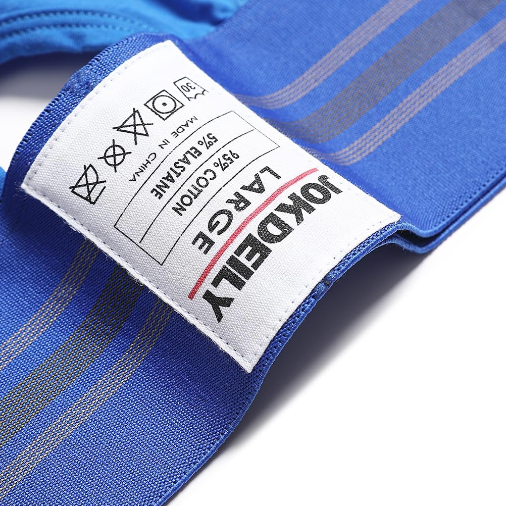 Men's Athletic Supporters Jockstrap 4-Pack Cotton Wide Waistband Active Underwear - Image 7