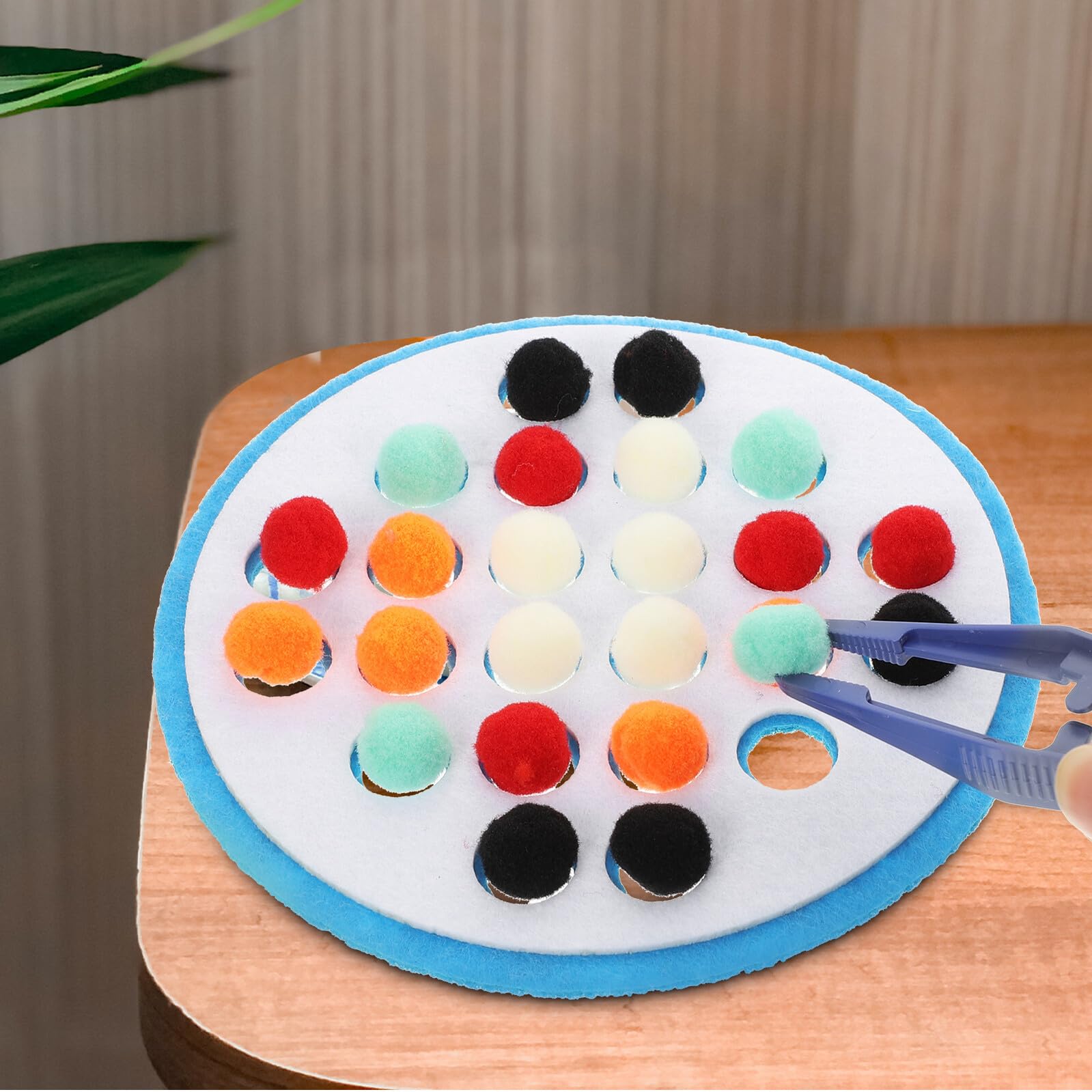 Toyvian Giocattoli Educativi per Ragazzo Ragazza Palline Pelose Accessori per Giochi Materiali in Tessuto Non Tessuto di Qualità Superiore Pratico e Resistente per Attività Mentali