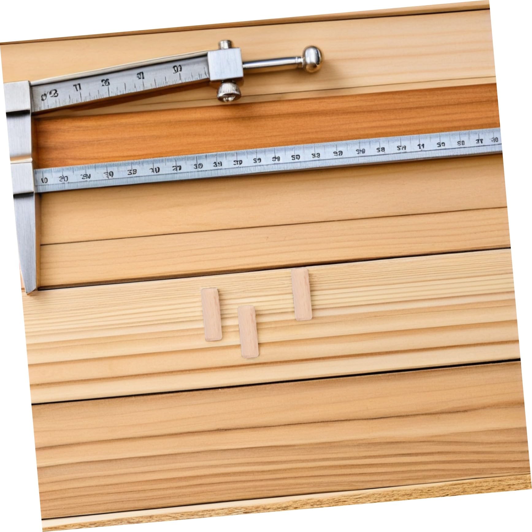 PRETYZOOM 1200 Stck. Holz Dübel für Handwerk mit Gerillter Antirutsch Oberfläche Naturbelassen Robuste Steckverbindungen für Möbelbau DIY Holzprojekte und Reparaturen
