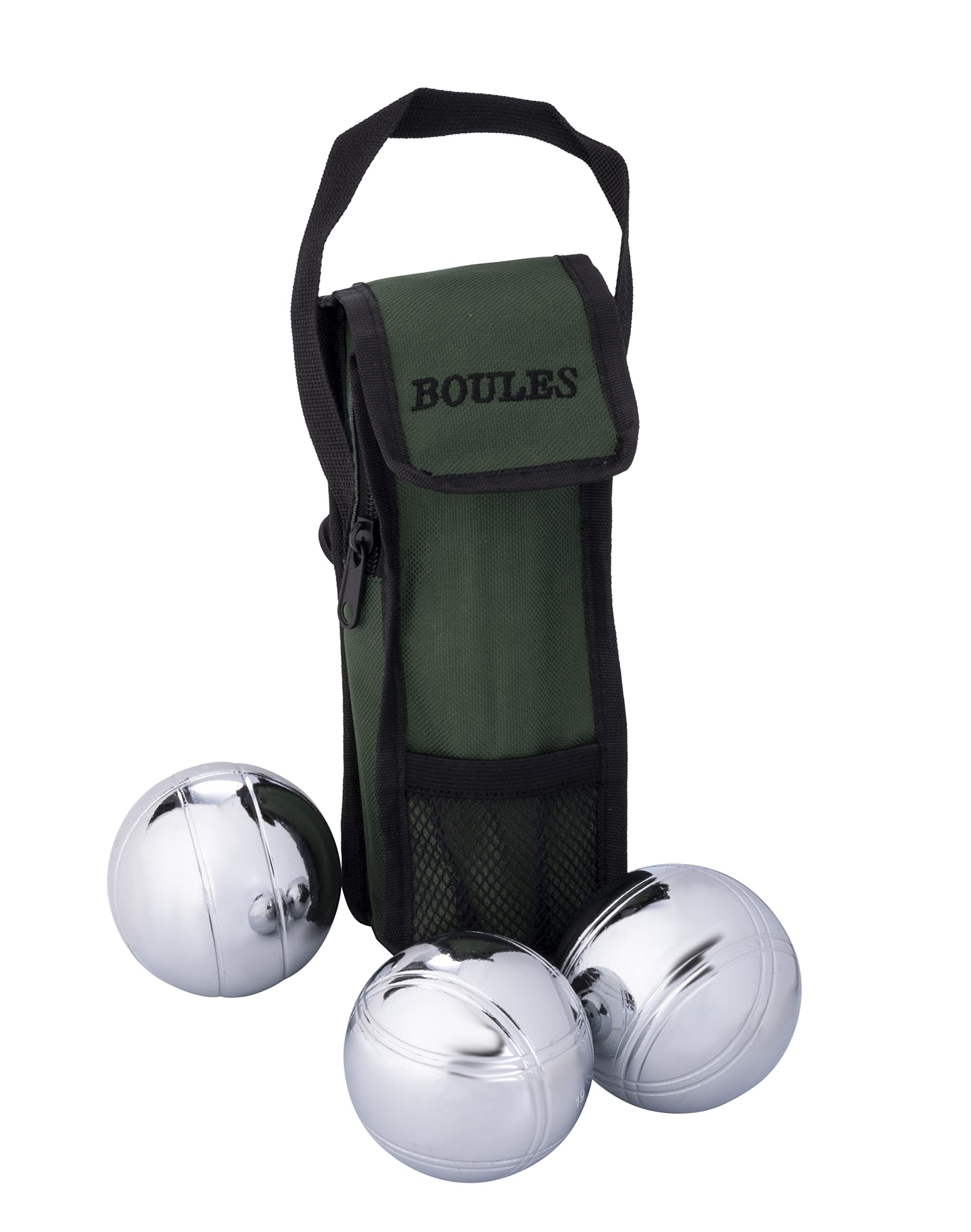 Jeu de Boules Opbergtas - Geschikt voor 3 Ballen - Zwart - Engelhart