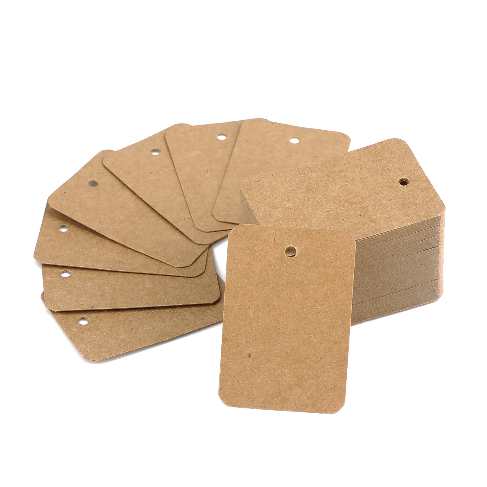 1000 Étiquettes De Prix Vierges 35x50mm - Pour Vêtements, Bijoux, Artisanat - Papier Résistant