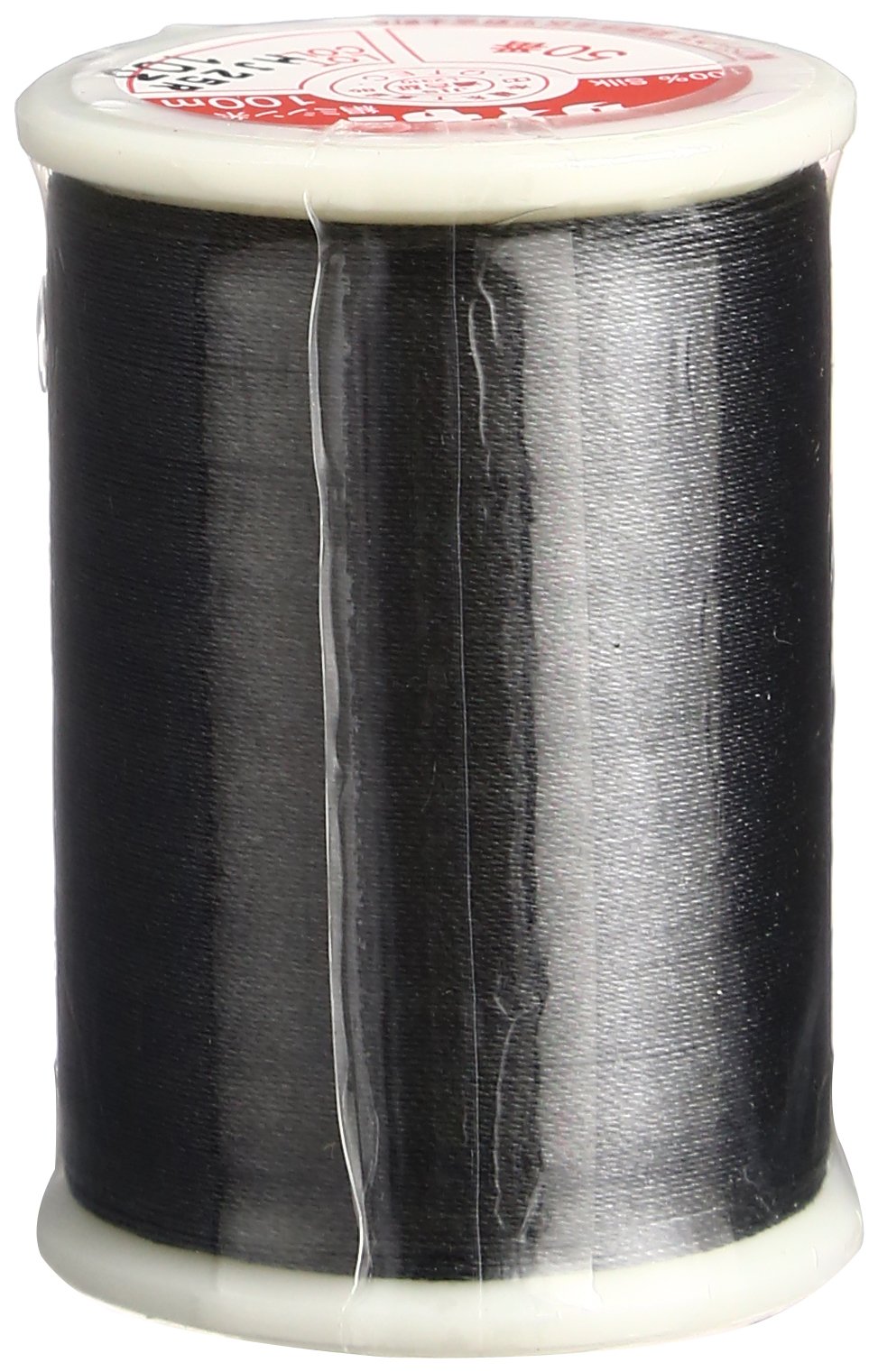 Superior Threads Tire Silk #50 3-Ply 50-Weight High Sheen Silk Embroidery Quilting Sewing Thread - 109 Yard Spool (#103 Deep Grey)
