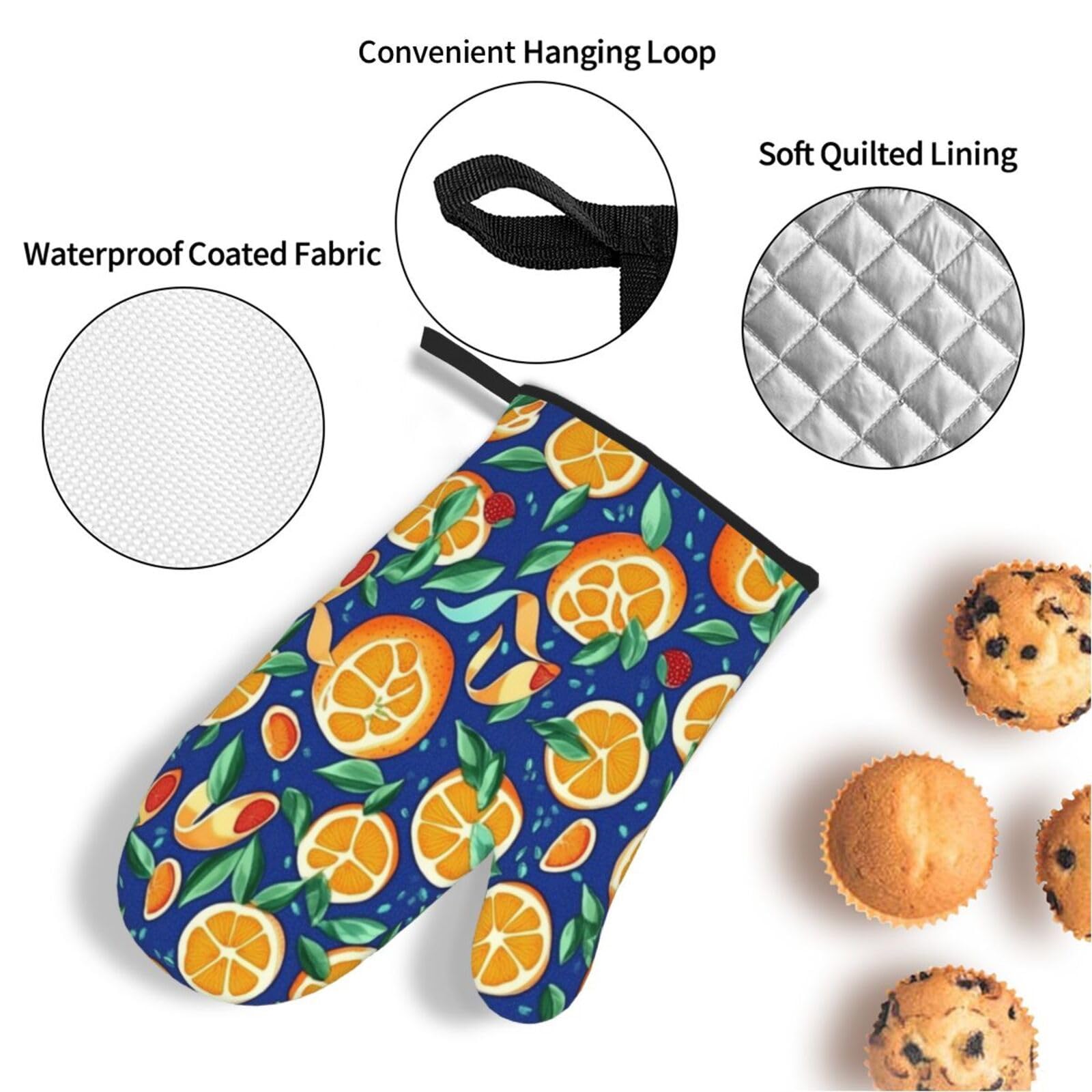 Guantes de Barbacoa Manoplas de Cocina Agarraderas Bolsillo Agarre Flexible
