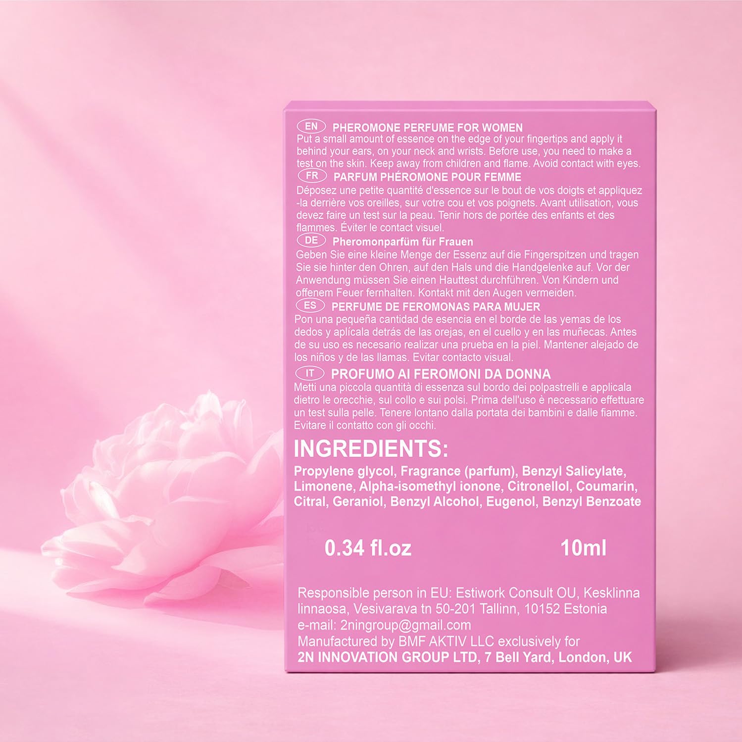 COUPLER Pheromone Parfum Woman – Pheromon Profumo per le donne – Olio profumato per le donne – Pheromone Perfume Oil Women