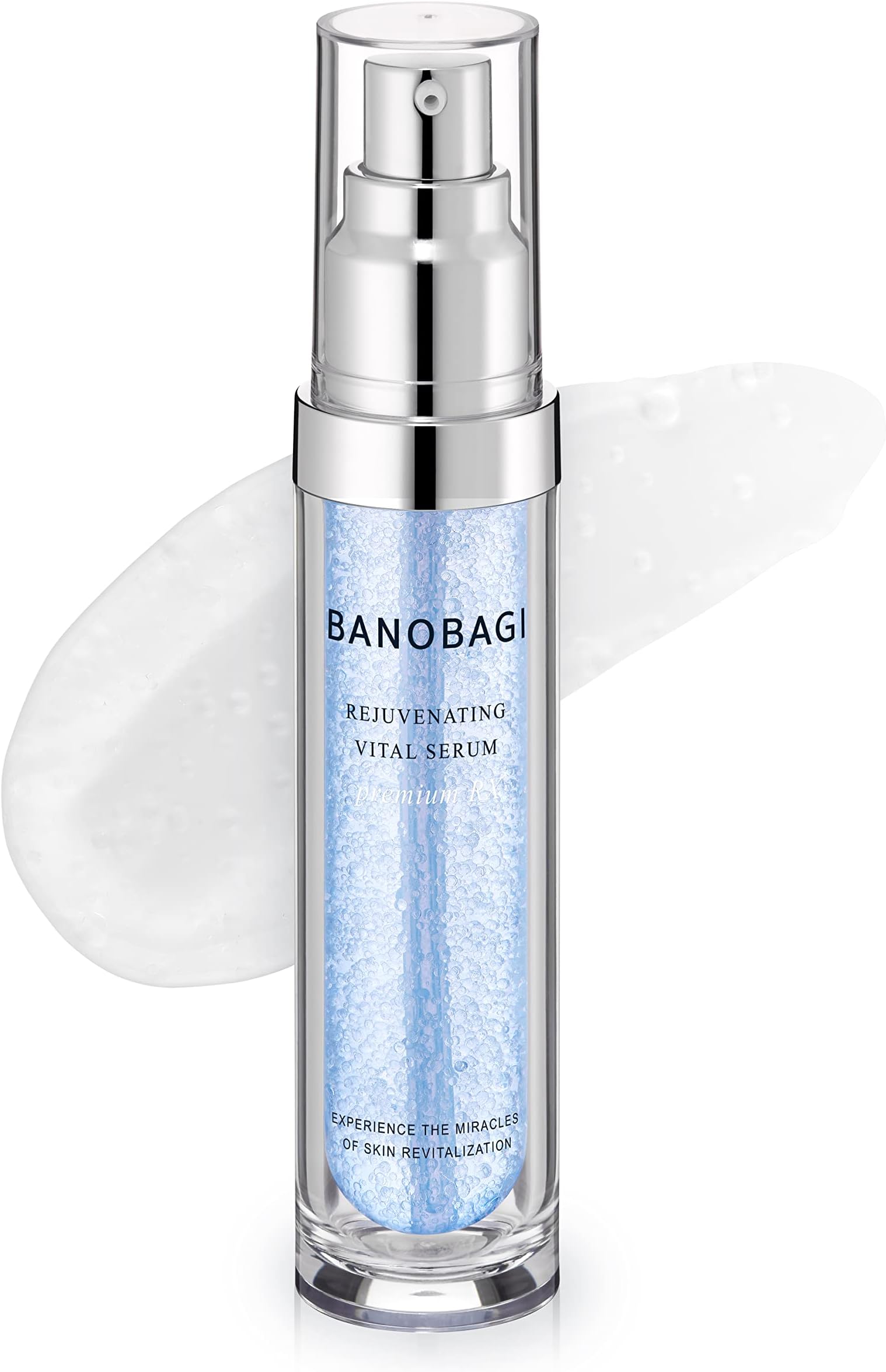 BANOBAGI Rejuvenating Vital Serum | Hydrating Serum for Dry Sensitive Skin | Korean Vitamin C Serum for Face Wrinkle Remover | Skin Barrier Repair & Skin Brightening Serum Glass Skin (1.01 Fl oz.)