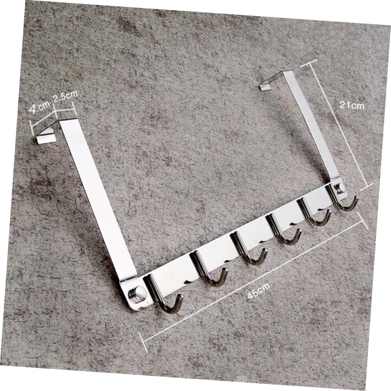 SHINEOFI Gancho de Puerta Inoxidable sin Perforación Colgador Resistente para Toallas Ropa Sombreros y Accesorios Organizador para Baño y Dormitorio Montaje Fácil sin Daños