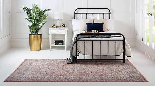 Miniatura 4 de Unique Loom Noble Collection - Alfombra de área Elizabeth (2' 2" x 3' 1" rectangular, rosa óxidobeige)