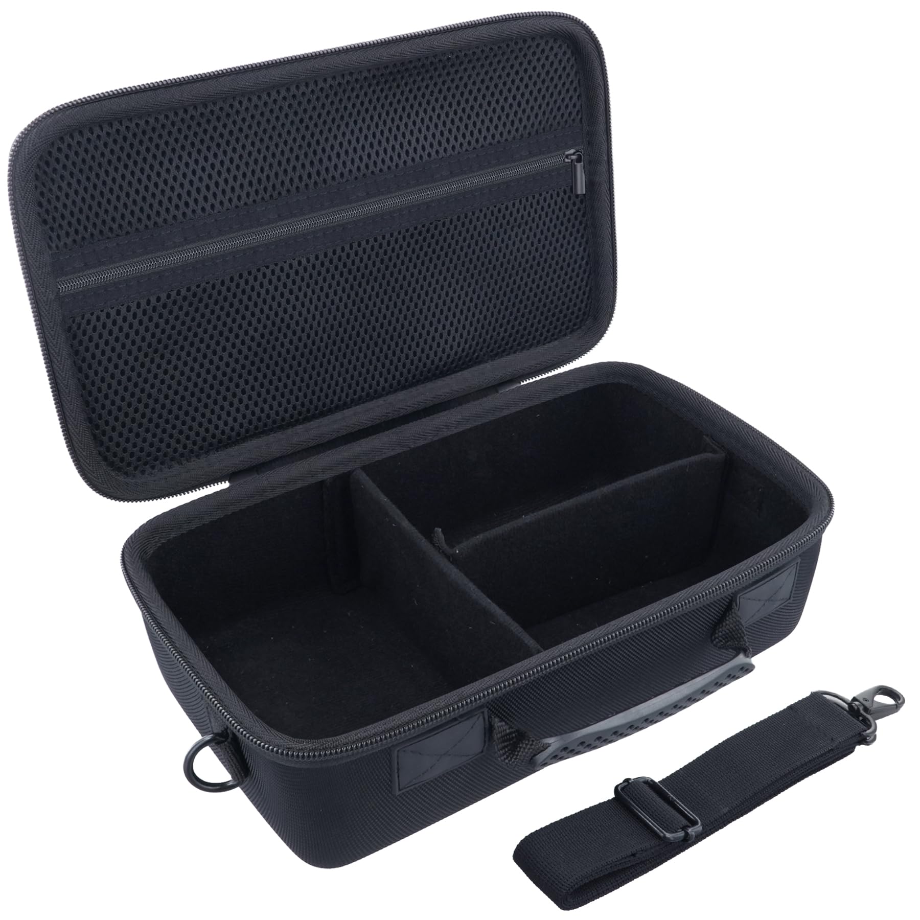Khanka pour Canon EOS Rebel 2000D/4000D/1300D/R50/R100/R5/R7/R8/R6 Mark II/250D Appareil Photo DSLR - Boîtier de Transport Rigide, Housse de Voyage pour Canon EOS DSLR , Boîtier Uniquement (Noir)