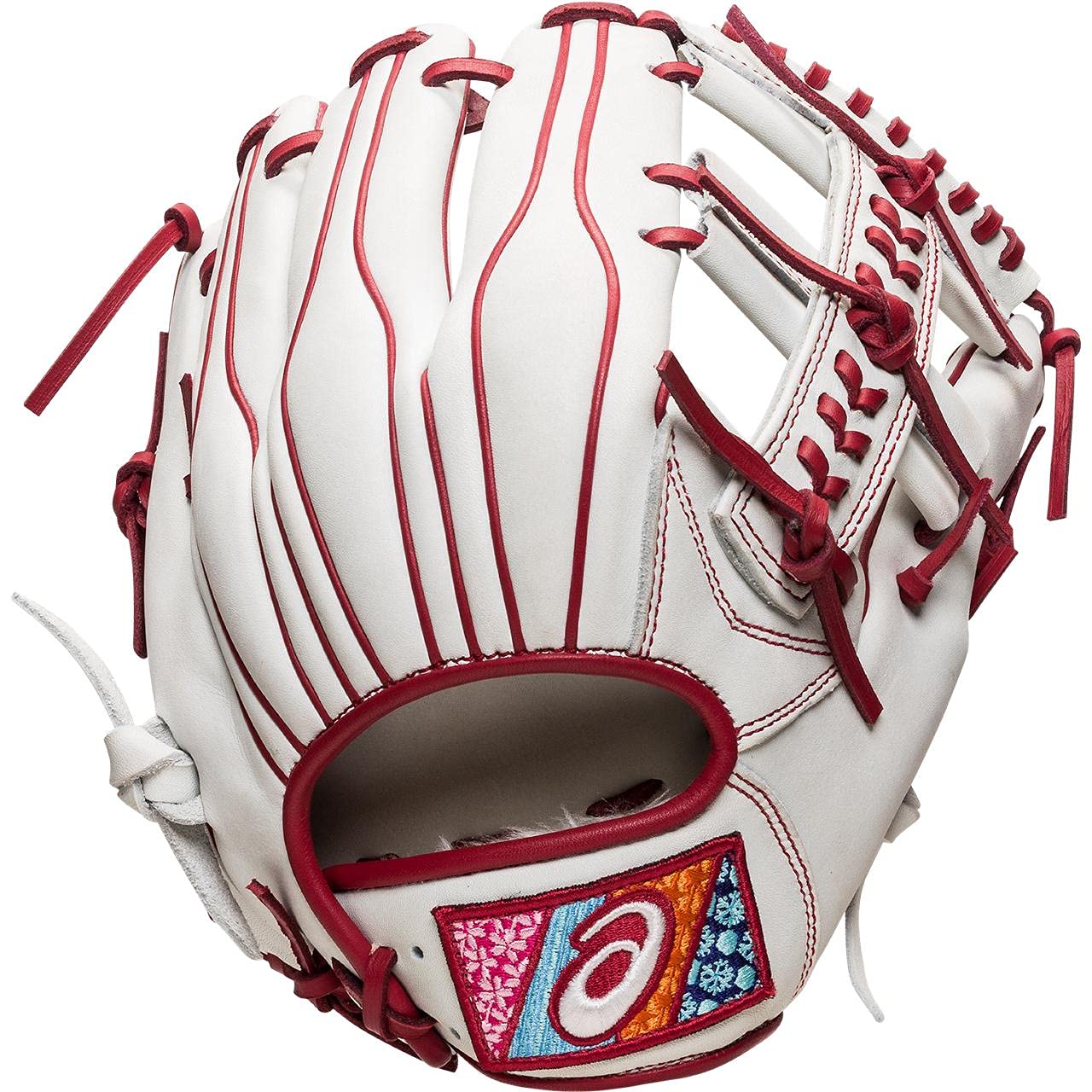 アシックス　軟式用グラブ 内野手 野球グローブ シキサイ ASICS シキサイ 内野手 右投 （ピンク） 3121B047.197 軟式グローブ