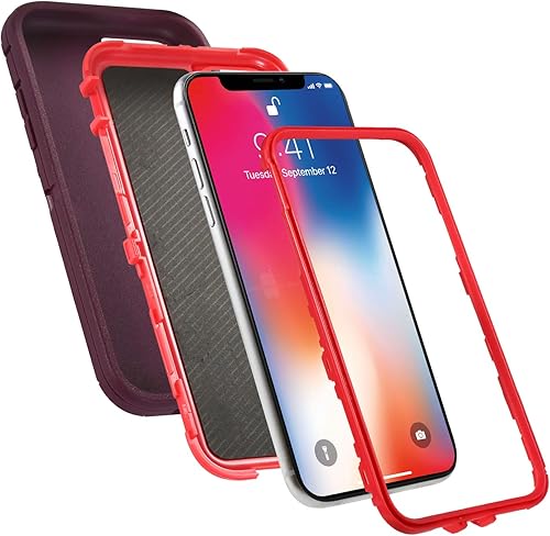 Miniatura 3 de Funda para iPhone 11 6.1 pulgadas con 1 protector de pantalla, funda resistente a prueba de golpes funda protectora de cuerpo completo resistente a