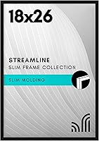 Vista 34 de Americanflat - Portarretratos de 24x30 pulgadas con plexiglás pulido, colección Streamline, marco de fotos con borde delgado para exhibir en pared