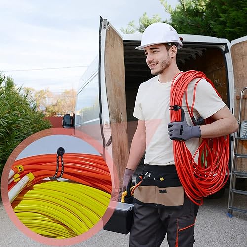 Miniatura 5 de 30 cuerdas elásticas con bolas de seguridad, cuerdas elásticas de lona resistente, cuerda de amarre con cuerda elástica, cierre de cuerda para