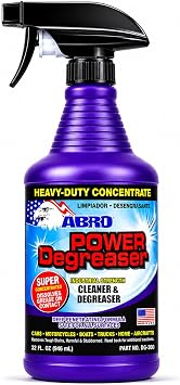ABRO Heavy Duty Power Degreaser, 32 oz, Engine Cleaner and Degreaser