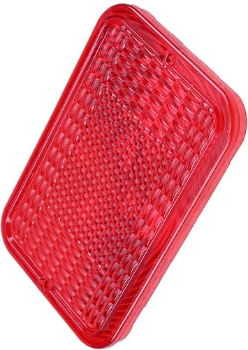 BLUESUNSOLAR 1 lente de luz de advertencia roja LVU18747 de repuesto para John Deere 1023E 1025R 1026R 1600 TURBO SERIES II 2025R 2032R 2038R 3025E