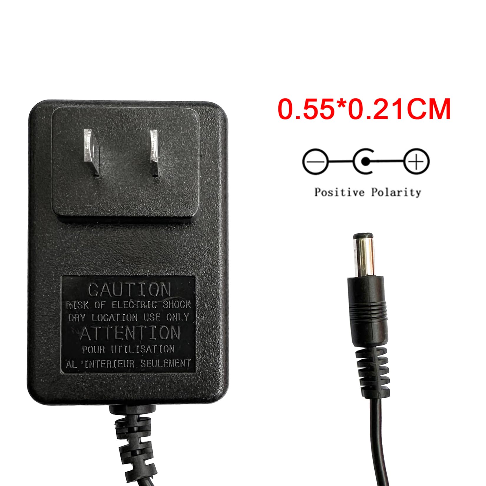 12V Battery Charger for Ride On Toys Car, ETL Security Certification Class 2 Power Supply for Best Choice Products Kids Truck Kidzone Bumper Car Jeep Tractor Motorcycle ATV 12V Powered Wheels Charger