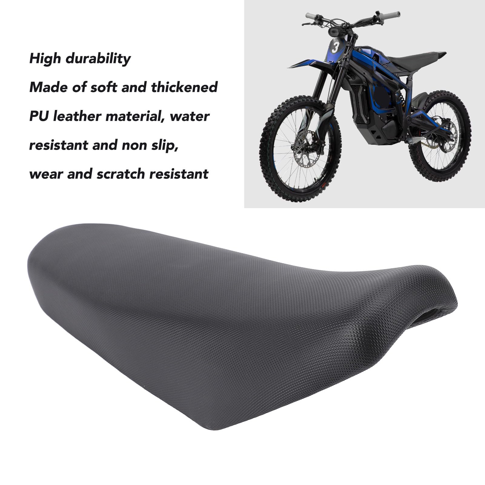 Talaria Sting X3 MX4 MX5 Pro Elektromotorrad -Kissenpad Ergonomisches Design Wasser und Schmutzsitz für Verschiedene Fahrhaltspunkte Geeignet