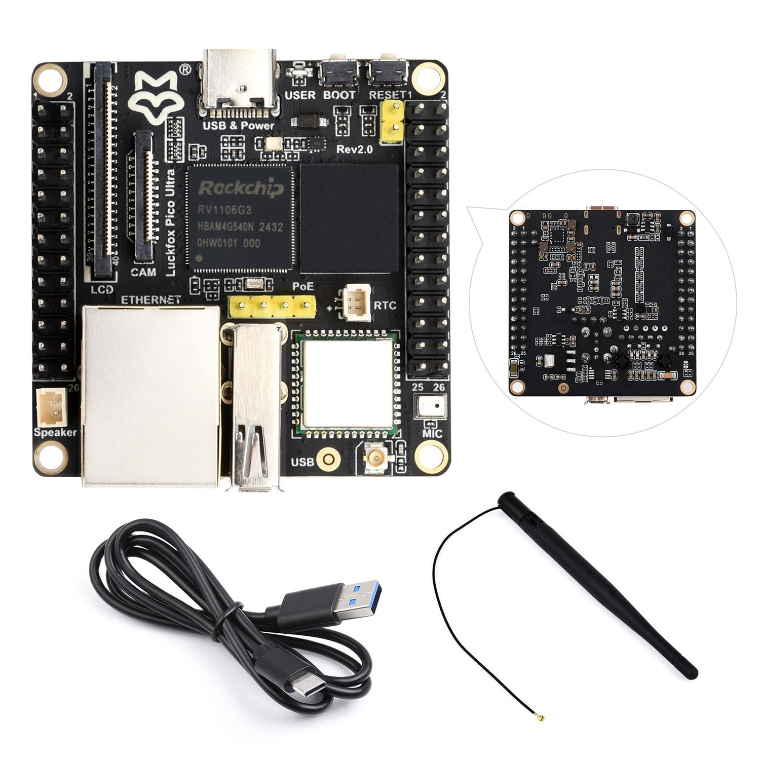 ericaෆ̈ Amazon.com: Waveshare Luckfox Pico Ultra RV1106 Linux Micro