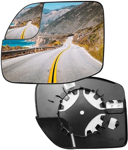 TIKSCIENCE Driver Left Side Heated Mirror Glass Fit for Ford Maverick 2022–2024,
