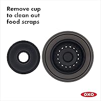 Vista 4 de OXO Good Grips - Tapón de colador para fregadero 2 en 1