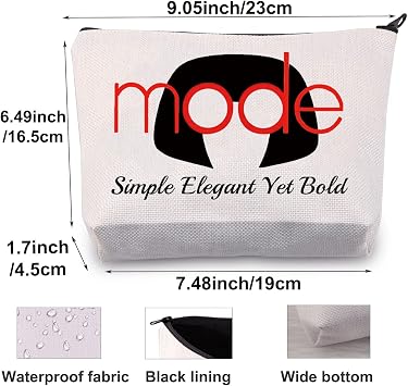 BWWKTOP Edna Fans Cosmetic Makeup Bag Movie Inspired Gifts Simple Elegant Yet Bold Edna Zipper Pouch Bag (Simple Elegant)