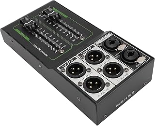 Focket Passive Volume Controller, All Metal Construction with 70mm Extended Fader for Studio and Home Sound