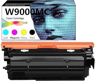Cartuchos De Toner W9000MC Compatíveis Para Hp W9000MC W9001MC W9002MC W9003MC Cartuchos De Toner Com Chip Para Impressoras E65150dn E65160dn E65050dn E65060dn Black
