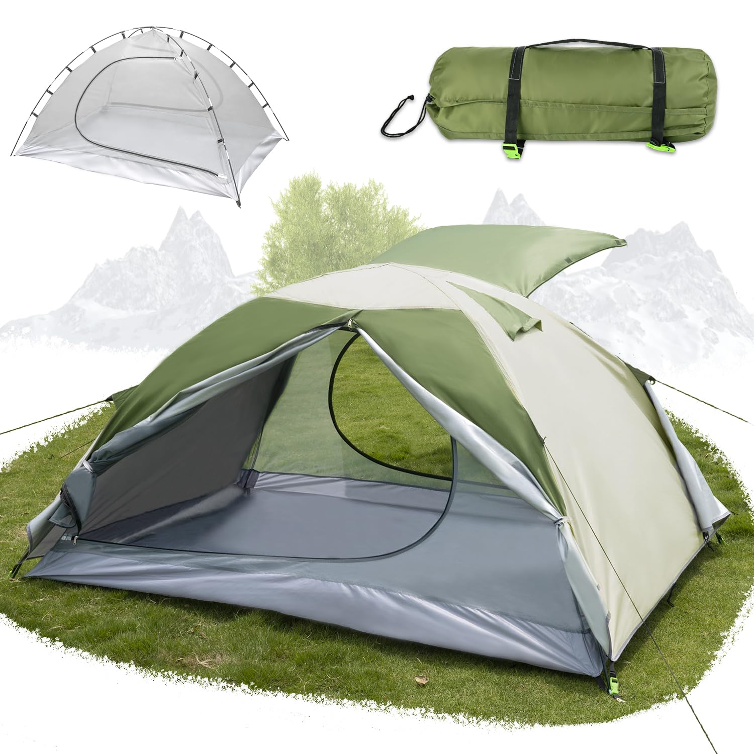 Tente de Camping 1-2 Personnes