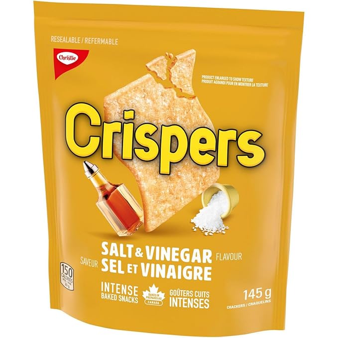 Galletas Christie Crispers Sabor Sal y Vinagre 145g miniatura 5
